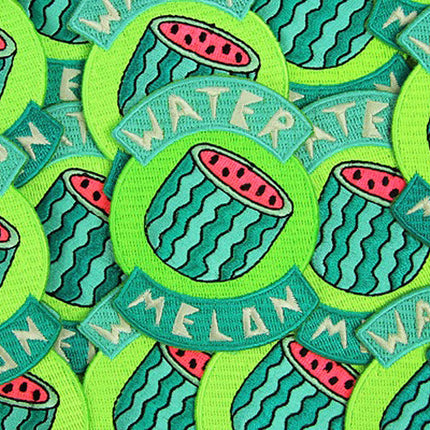 Watermelon Decorative Embroidered Sew or Iron-on Backing Patch