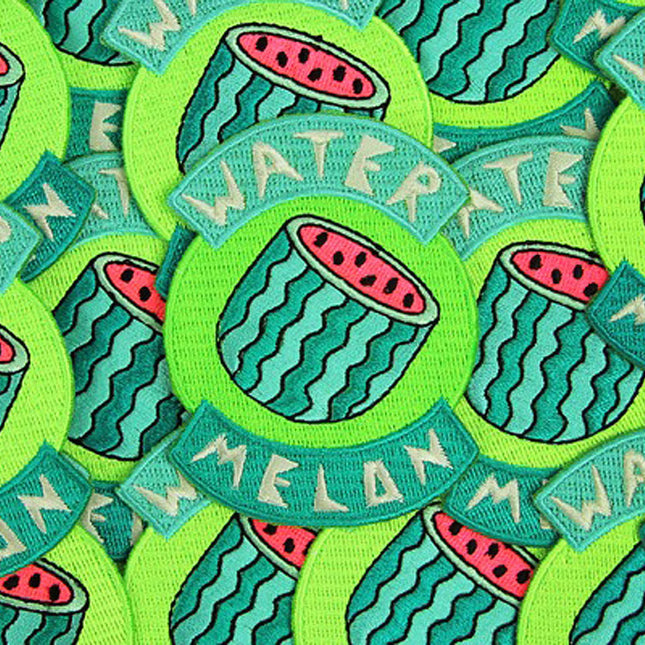 Watermelon Decorative Embroidered Sew or Iron-on Backing Patch