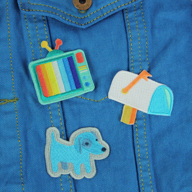 Welcome Home Decorative Embroidered Sew or Sticker Patch Pack